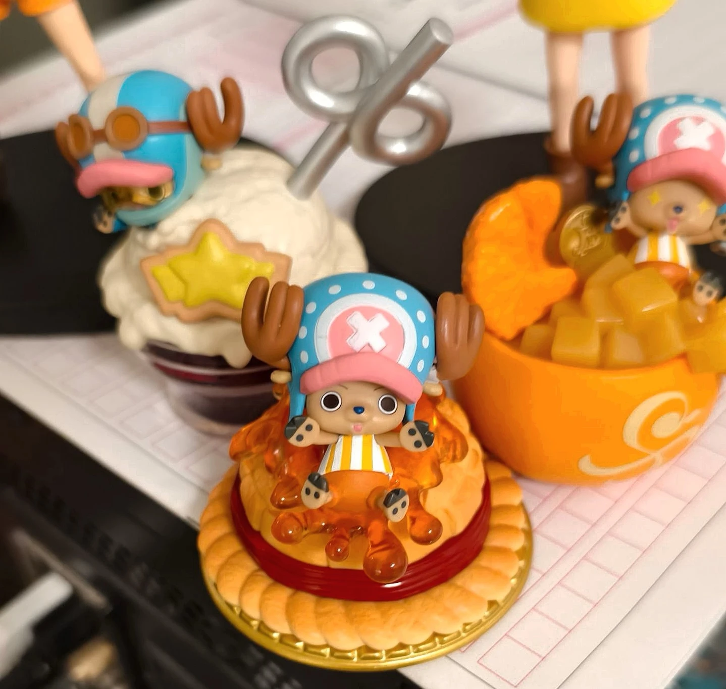 Фото Новая коллекционная фигурка Bandai Banpresto Anime One Piece Tony Tony Chopper Paldolce Collection Vol.1, модель из ПВХ, подарок, аниме-фигурка №2