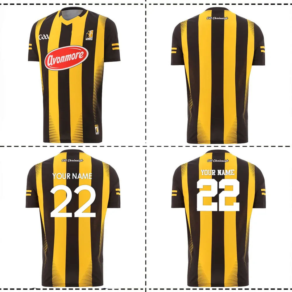 

2022, Домашняя Джерси kilenny GAA, 2022/23, Ирландская тренировочная Джерси для регби, размер S--5XL