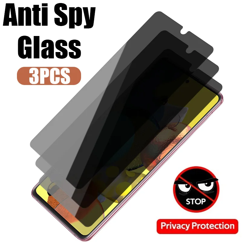 

3PCS Anti-spy Screen Protector for Samsung A13 A23 A32 A33 A22 A53 5G Privacy Glass for Samsung A12 A71 A52 A50 A31 A70 A51 A72