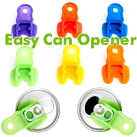 manual easy can opener reusable opener for coke beer soda drink use in party picnic bbq camping kitchen opener tool random color