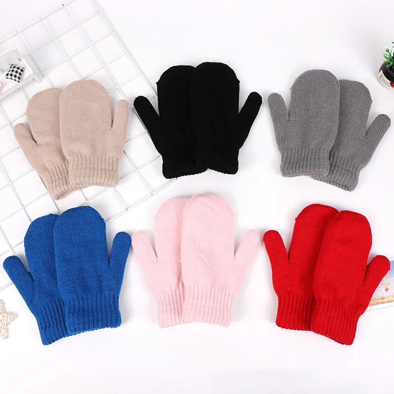 

Новинка, женские зимние двухслойные утепленные кашемировые Утепленные перчатки, эластичные мягкие перчатки с пальцами, вязаные женские