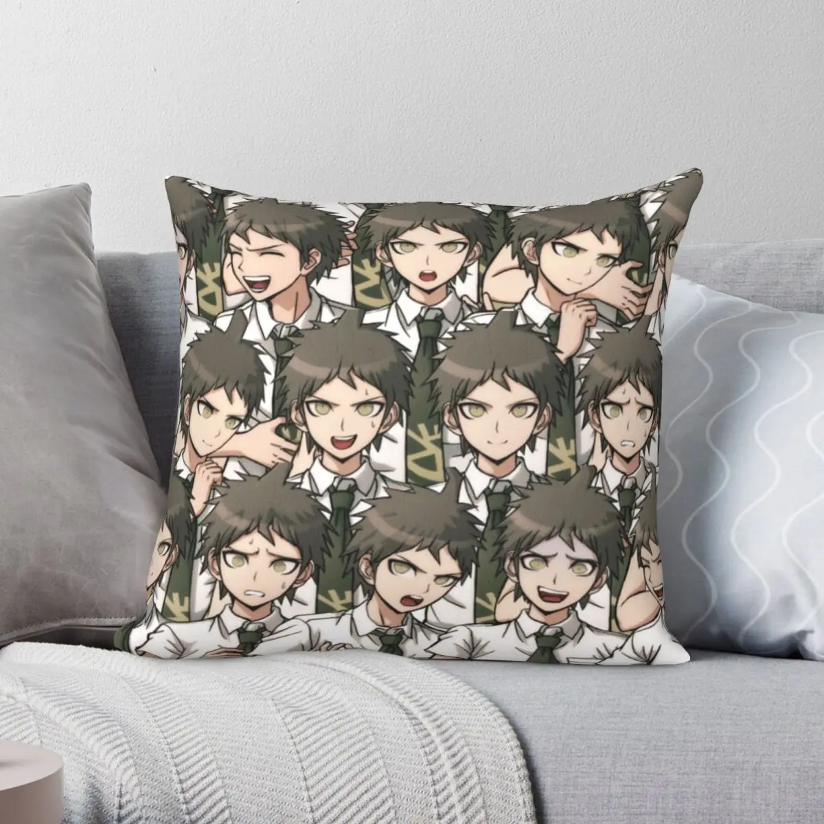 

Hajime Hinata Pillowcase Polyester Linen Velvet Printed Zip Decor Home Cushion Cover 45x45