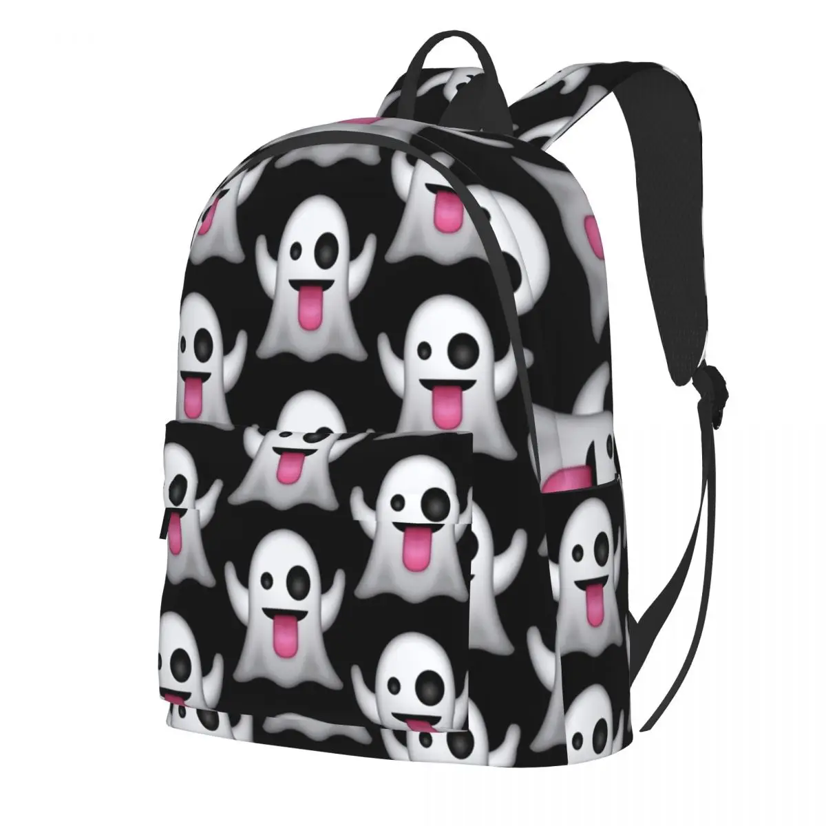 

Silly Ghost Backpack Boy Cute Halloween Ghosts Breathable Backpacks Polyester Cool High School Bags University Design Rucksack