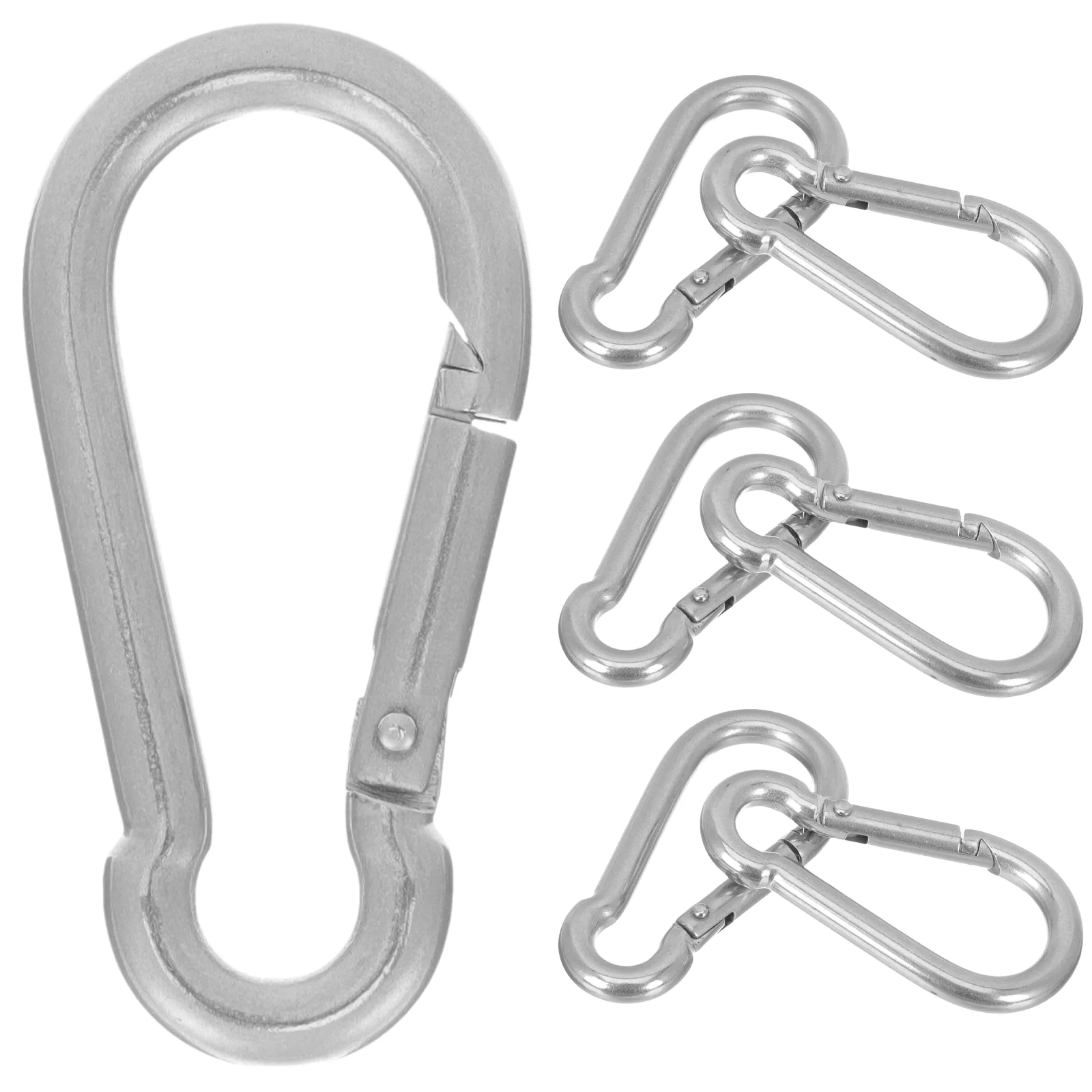 

Carabiner Hook Hanger Connector Lock Climbing Camping Hooks Gym Ring Key Carabiners Heavy Duty Steel Buckle Buckles Backpack