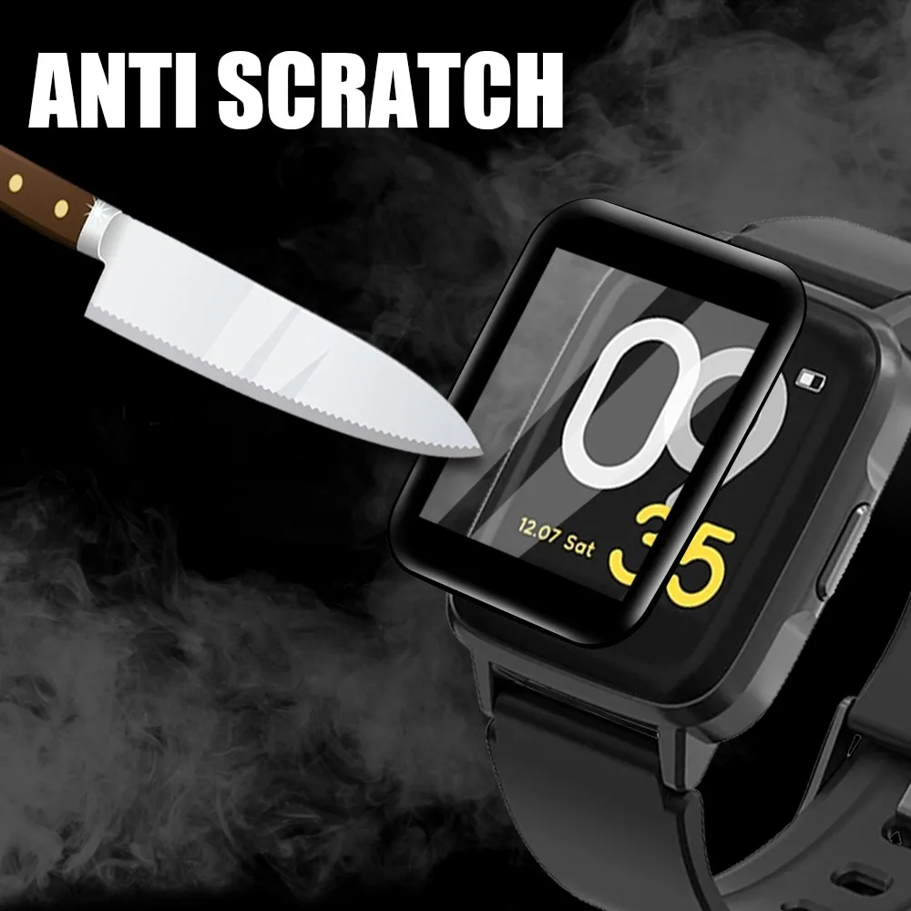 Полная защита экрана 99D для Haylou Smart Watch 2 LS02 LS01 изогнутая мягкая защитная пленка не