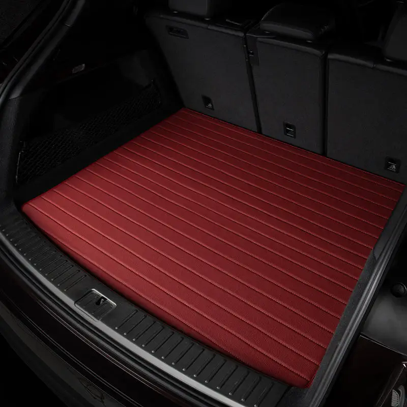 

Пользовательский Коврик для багажника автомобиля для Volvo V40 2013 ~ 2019, аксессуары для центра прямых поставок, внутренние водонепроницаемые из натуральной кожи