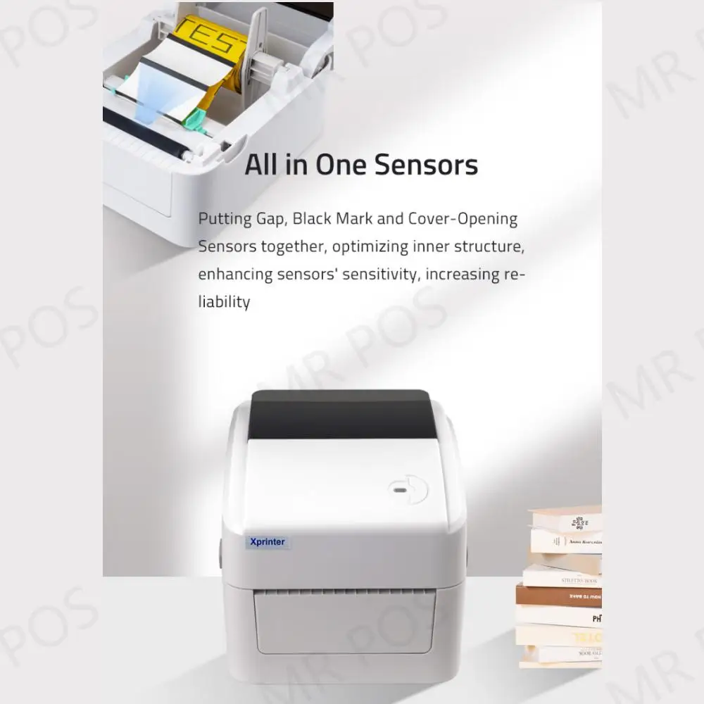 Wi-Fi Xprinter XP-420B 4-дюймовый Термопринтер для печати этикеток шириной 115 мм принтер