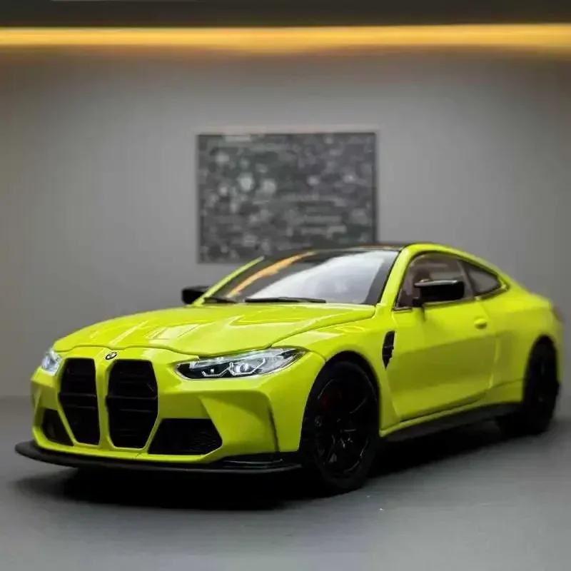 1:24 BMW M4 IM спортивный автомобиль из сплава литая под давлением металлическая шкала