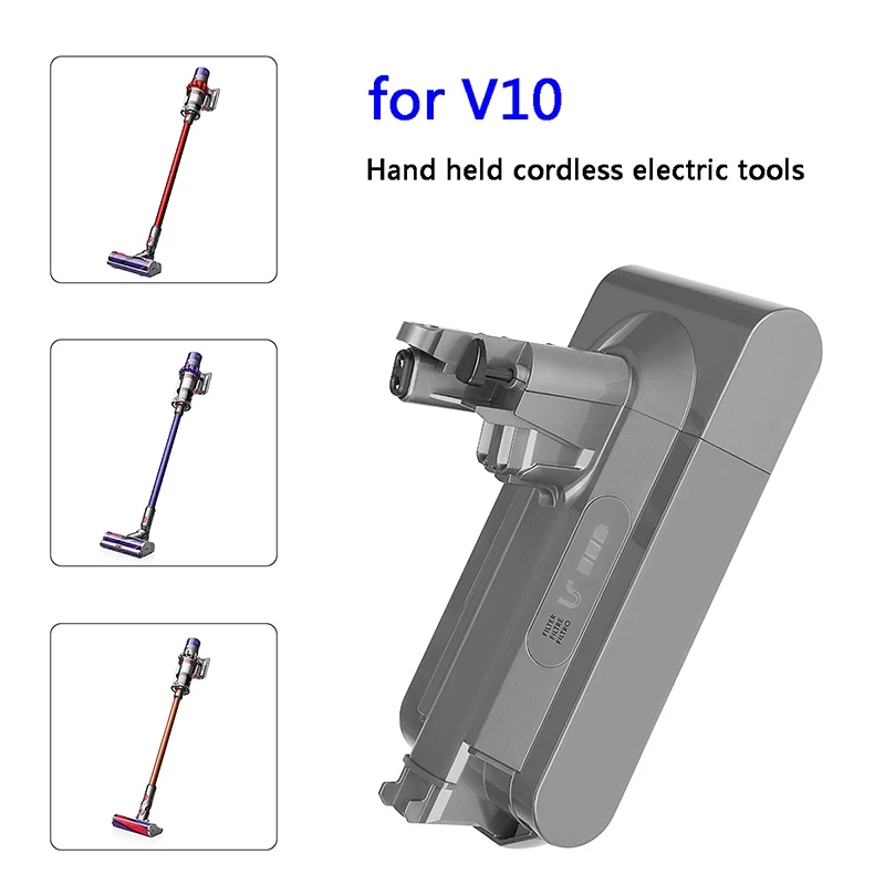 2022 Новый 25 2 в 12800 мАч Сменный аккумулятор для Dyson V10 абсолютно безшнурковый