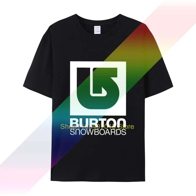 Burton крутые футболки для мужчин облегающая рубашка с коротким рукавом брендовая