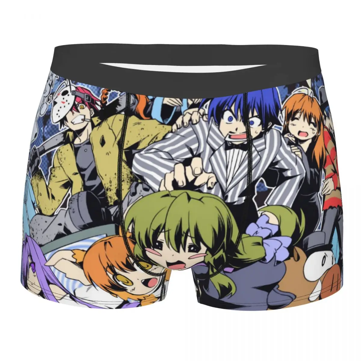 

Clannad Men Boxer Briefs Manga Cut Breathable Creative Underwear Top Quality Print Shorts Gift Idea