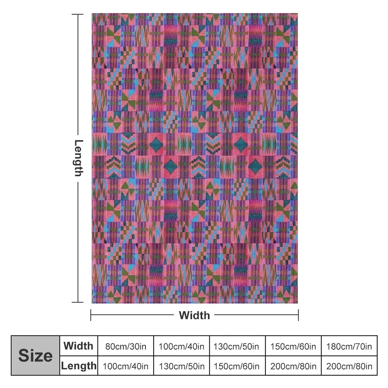 Kente Cloth // Летнее небо и венецианское красное одеяло Диваны Многоцелевые