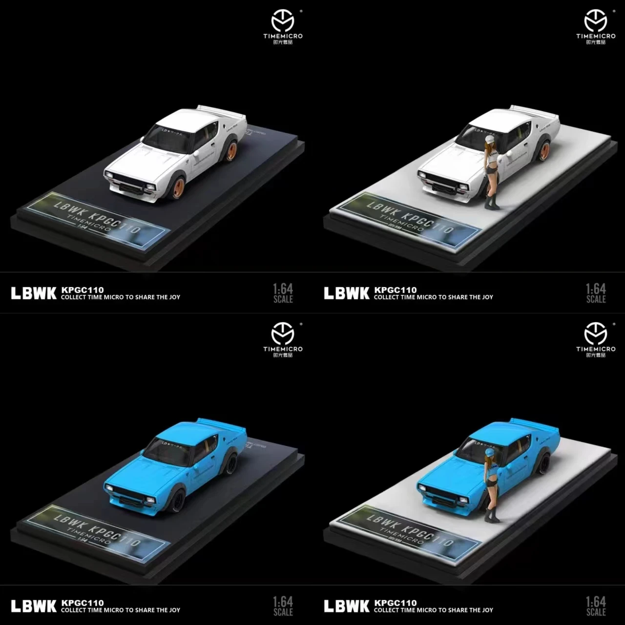 

Presale On August Time Micro 1:64 LBWK NISSAN KPGC110 Model Car