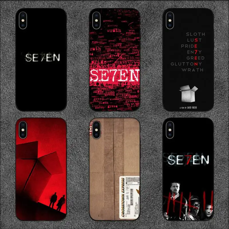 Hot Movie Se7en Phone Case For iPhone 11 12 Mini 13 14 Pro XS Max X 8 7 6s Plus 5 SE XR Shell | Mobile Cases &amp Covers