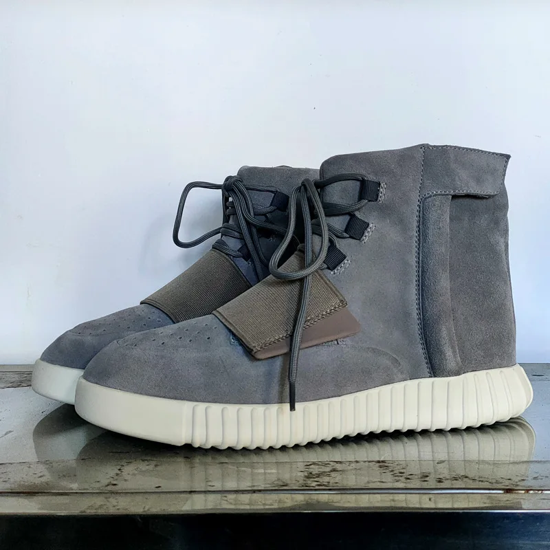 

Женские кроссовки из воловьей кожи, с высоким верхом, на осень и зиму