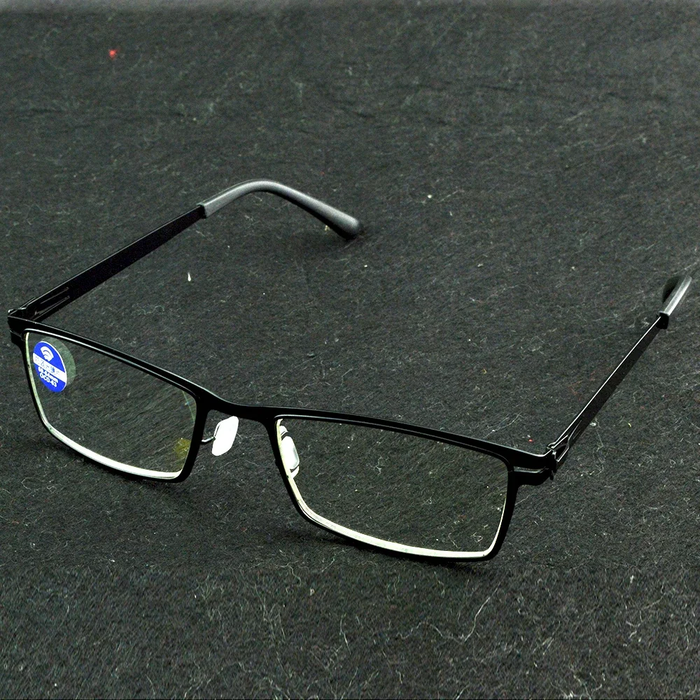 Очки для чтения мужские прозрачные квадратные Нескользящие + 1 5 2 3