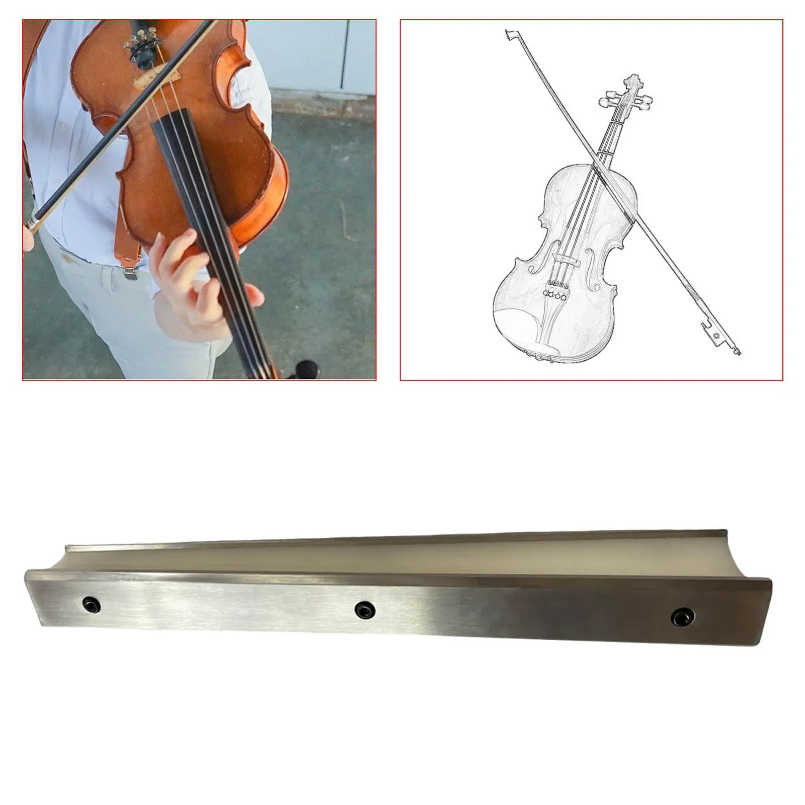 

Luthier Tool Violin Fingerboard Cradle Holder for Violinist Violin Player
