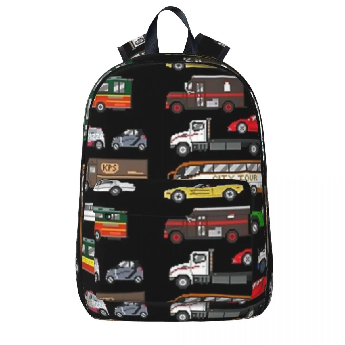 

Street Vehicles 2 - The Kids Picture Show Backpacks Boy Girl Bookbag Students School Bags Kids Laptop Rucksack Shoulder Bag
