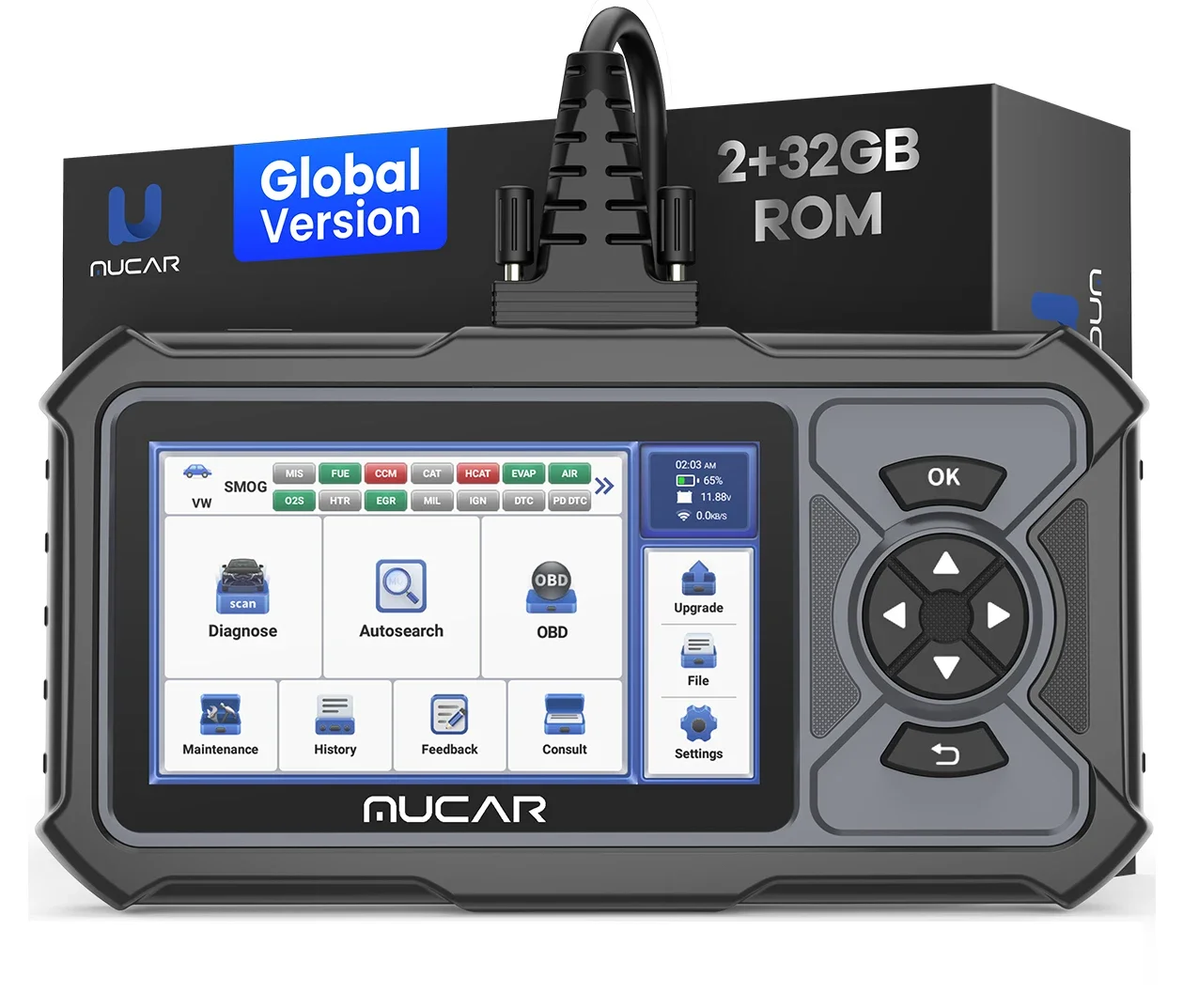 Фото MUCAR CDE900 Pro OBD2 автомобильный диагностический сканер инструменты поддерживает полную систему автомобильный сканер obd2 диагностический инструмент №1