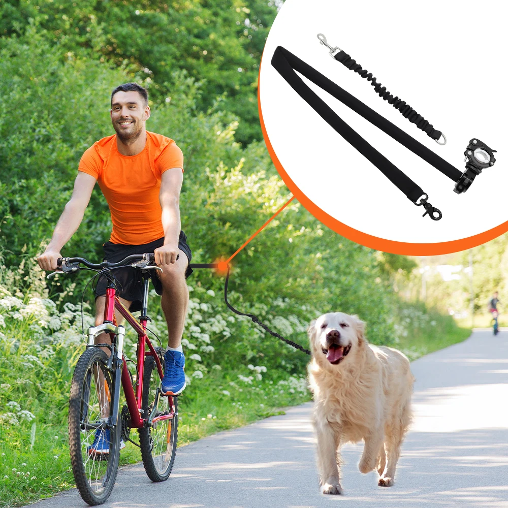 

Велосипедный поводок для собак, эластичный поводок для домашних животных, нейлоновая веревка для велосипеда, поводок для собак, веревка для...