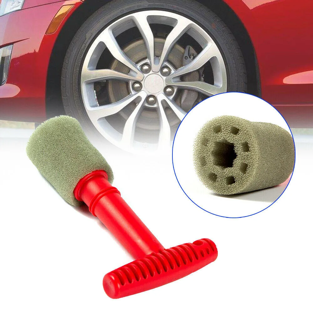 

1 Set Tire Cleaning Tools Automobile Wheels Car Ergonomic Design Screw Car Lug Nut Wheel detailing wash brushes tools Durable