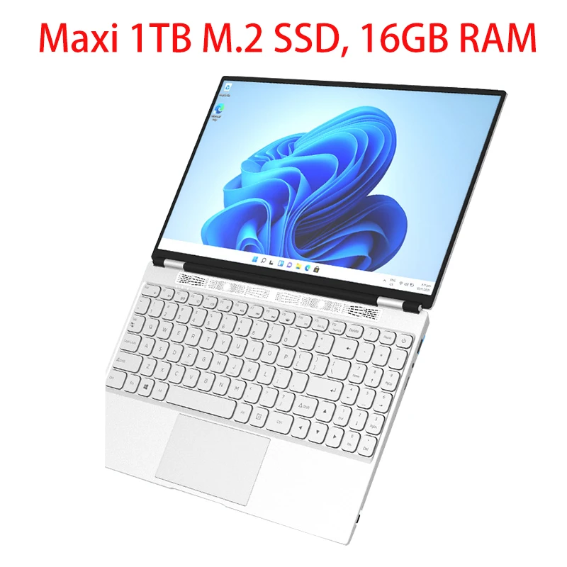 Ноутбук GMOLO 15 6 дюйма четыре ядра 16 ГБ ОЗУ 1 ТБ/512GB5 SSD IPS экран Celeron N5095 Windows 10 |