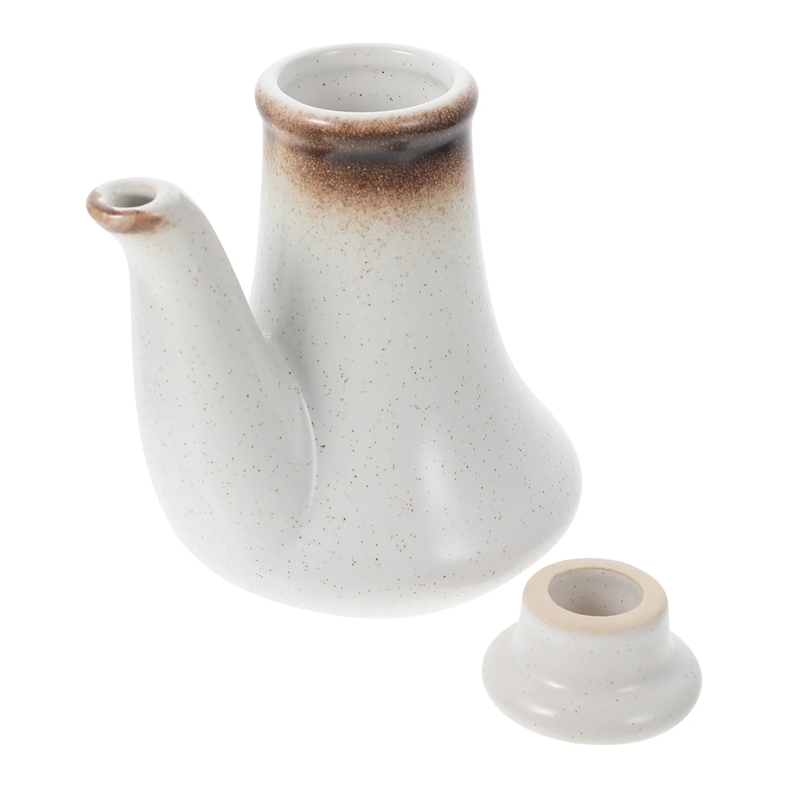 

Oil Dispenser Bottle Olive Vinegar Cruet Bottles Sauce Ceramic Pourer Drizzler Container Sesame Seasoning Holder Pot Soy