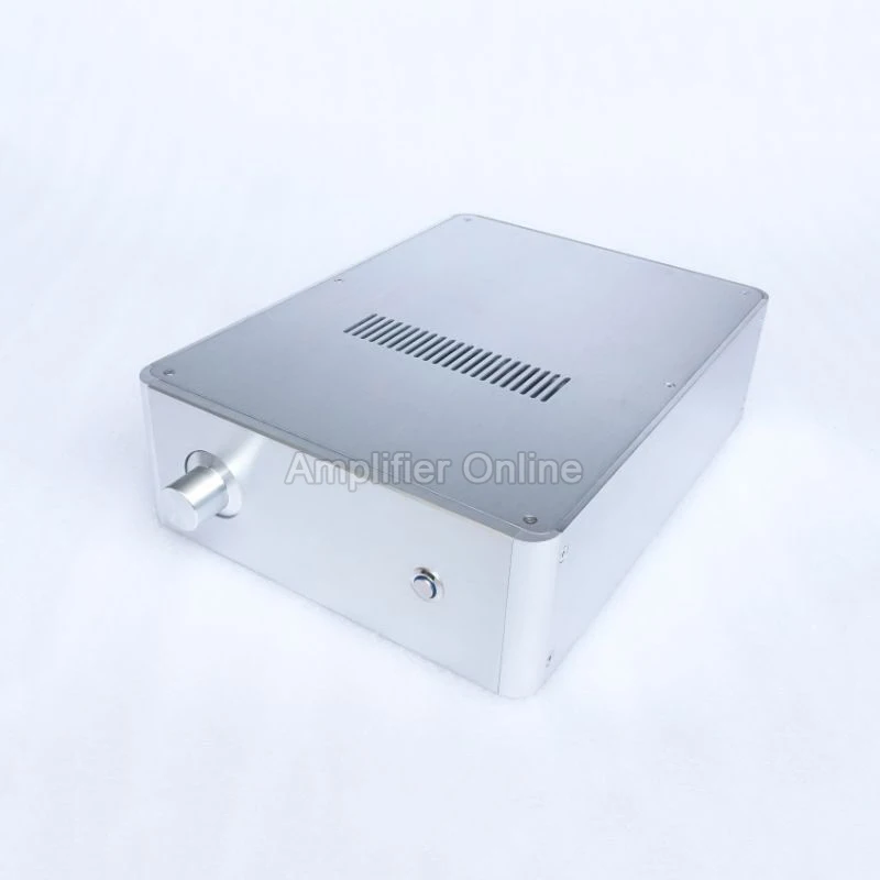 

1PCS 240*89*320MM Silver All Aluminum Amplifier Chassis Rounded Corners Case Preamplifier Box Amp Housing DIY Enclosure AP270