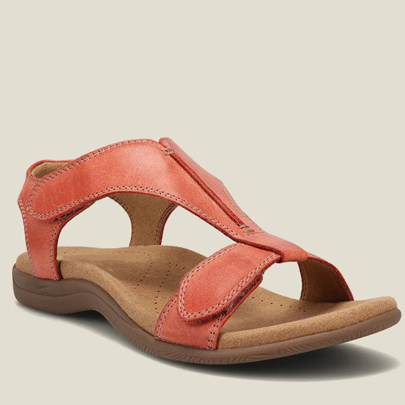 

Ankle Strap Lightweight Fashion Sandals Women Summer Open Toes Durable Soft Outdoor Beach Sandals For Women Retro Shoe