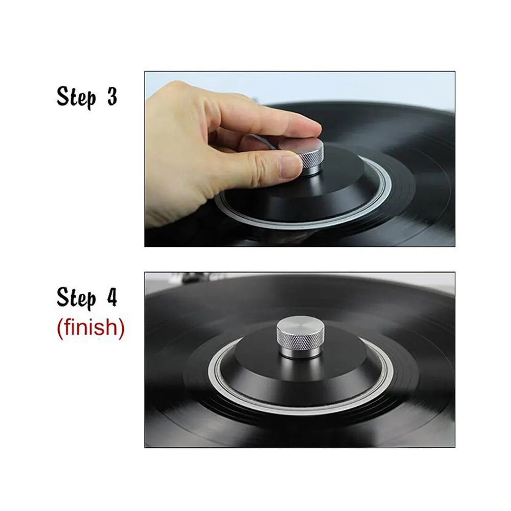 High-End POM Vinyl Record Clamp 75g LP Disc Stabilizer Record Weight Turntable Vinyl Clamp Vibration Damper Professional Tools images - 6