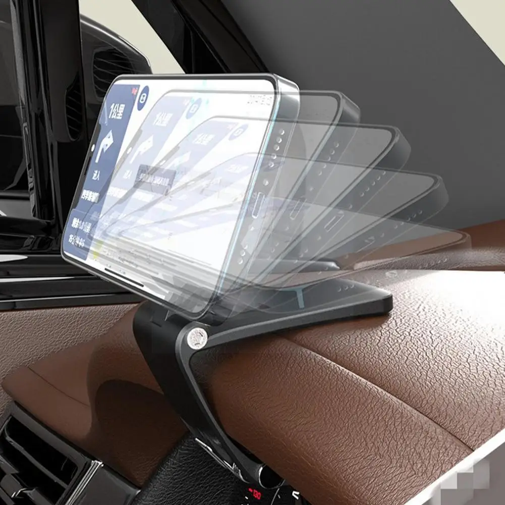 

Car Magnetic Phone Holder Dashboard Mount 360 Degree Adjustable HUD Mini Silent Auto GPS Navigation Bracket for IPhone 13 X M4D2