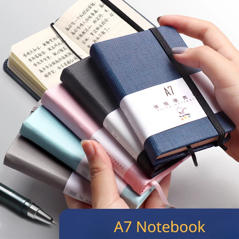

1Pcs A6 A7 Mini Notebook Portable Pocket Notepad Memo Diary Planner Agenda Organizer Sketchbook Office School Stationery 96sheet