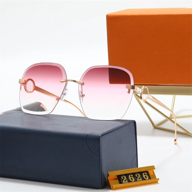 

Classic Vintage men Sun glasses new fashion women's gradient metal sunglasses trend elegant driving glasses sunglasses 2626