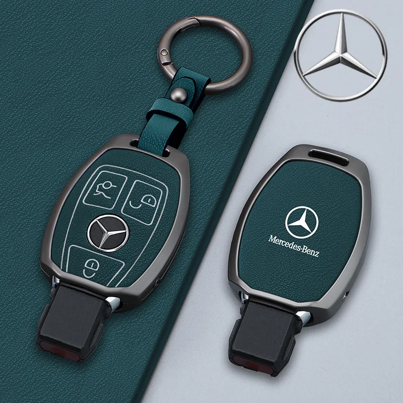 Чехол для автомобильного ключа из сплава брелок автомобиля Mercedes Benz A B C E G Class C200 C300