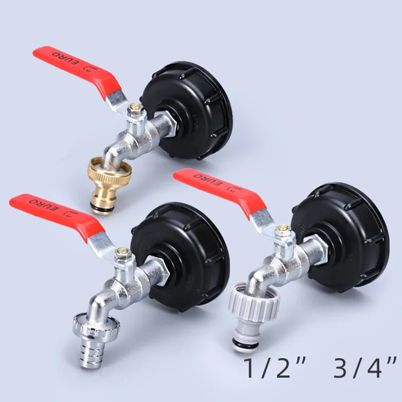 

1Pcs IBC Ton Barrel Tap Joint Tap Adapter Durable IBC Brass Water Connector Replaceable Garden Accessories Tools