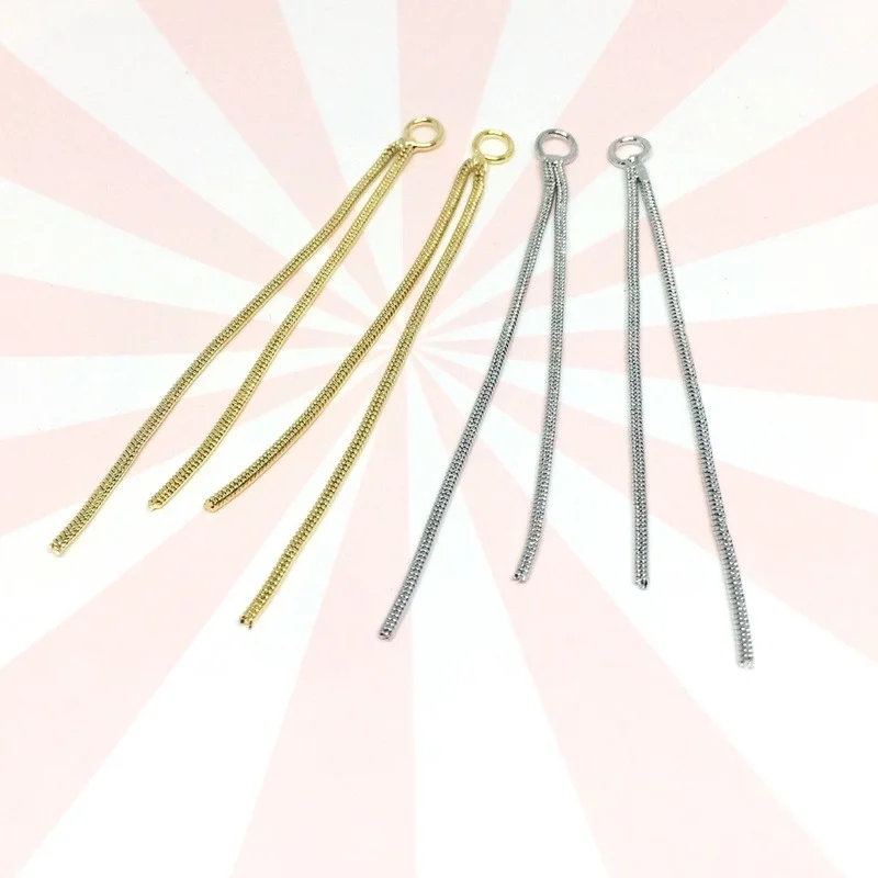 

20 шт./компл. «сделай сам», материал для сережек, аксессуары, подходящие ко всему серьги, подвесная цепочка, искусственная цепь