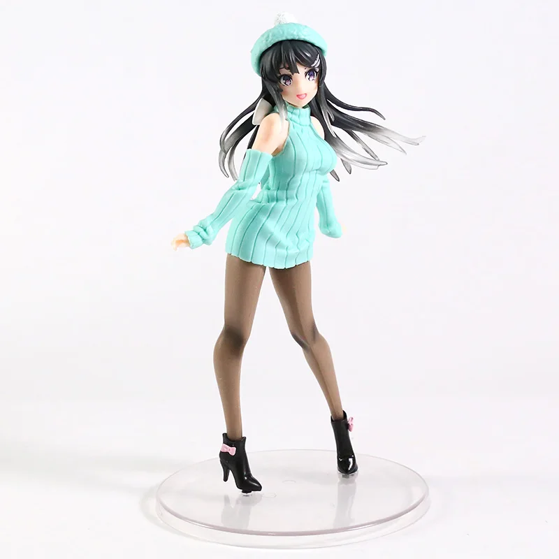 Вязаное платье Seishun Buta Yarou Wa Sakurajima Mai Ver. Коллекционная Фигурка Аниме Сексуальная