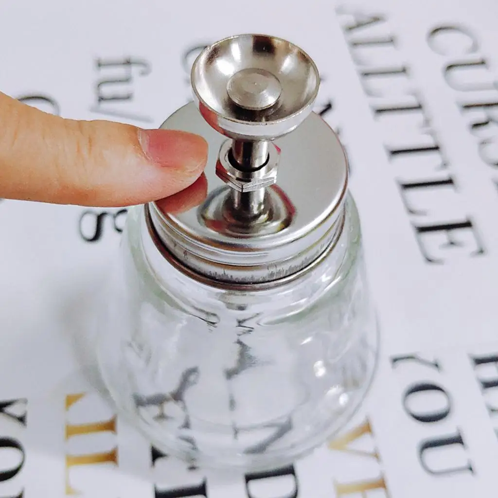 Диспенсер с насосом для снятия лака из нержавеющей стали бутылка ацетоном и