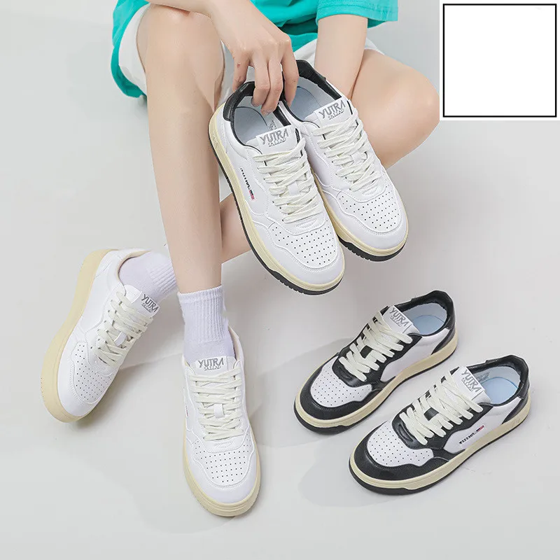 Fashionable Breathable Casual Womens Shoes Summer Sports All-match Street Shooting Light White Shoes Flat Womens Shoes 36-40