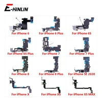 high quality charging flex cable for iphone se 2020 6 6s 7 8 plus x xs max usb charger port dock connector with mic flex cable