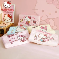 takara tomy four seasons universal hello kitty childrens soft sleep pillow adult cute cartoon neck protector latex pillow
