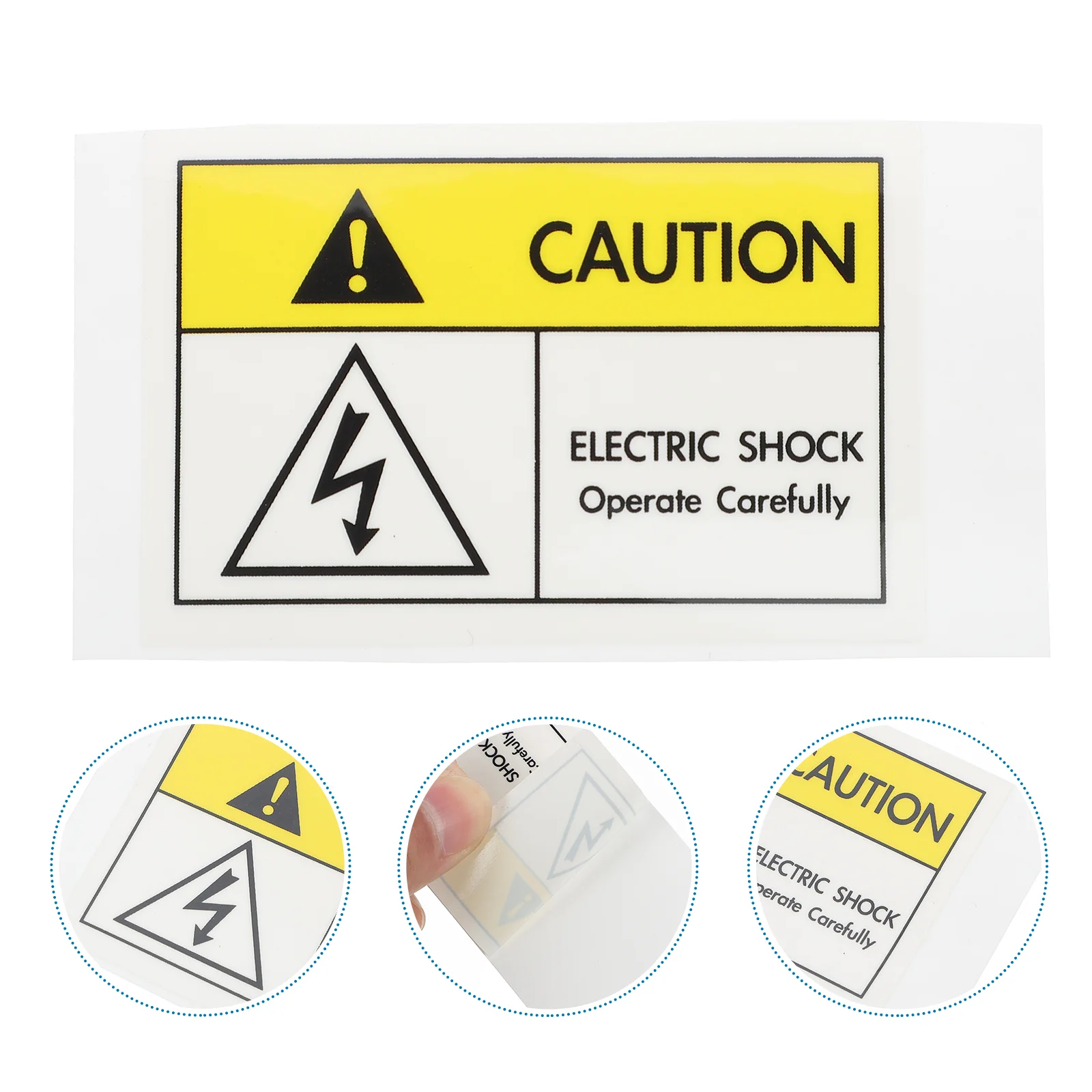 

Beware Electric Shock Warning Equipment Shocks Decal Indicator High Voltage Sticker Pp Label