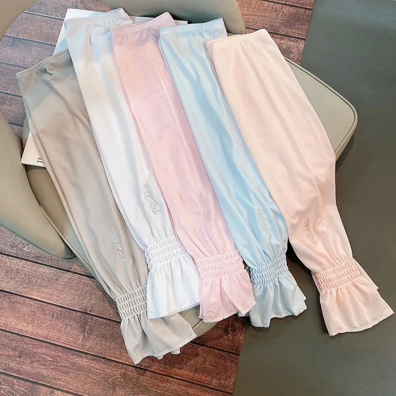 

Cycling Arm Sleeves Ice Silk Sun Sleeves Cover Sunshade Sleeves Summer Cool Thin Adult Outdoor Sports Fishing Cycling Arm Decor