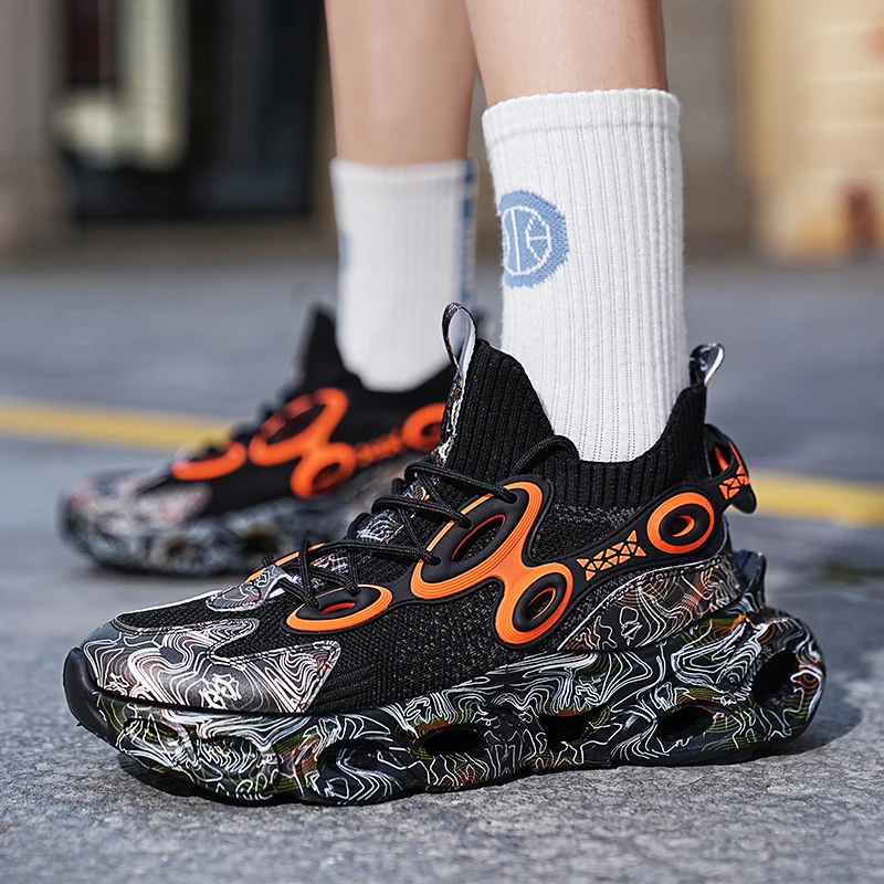 Легкие мужские беговые кроссовки модная мужская спортивная обувь для бега