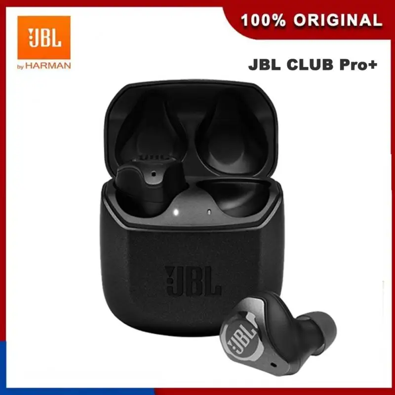 

JBL CLUB PRO + TWS настоящие Беспроводные наушники с шумоподавлением Bluetooth-совместимые спортивные наушники-вкладыши водонепроницаемые наушники с ...