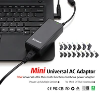70w 2 tips 5 24v mini universal laptop charger notebook adapter power supply for laptop charging for hp dell compaq toshiba ibn