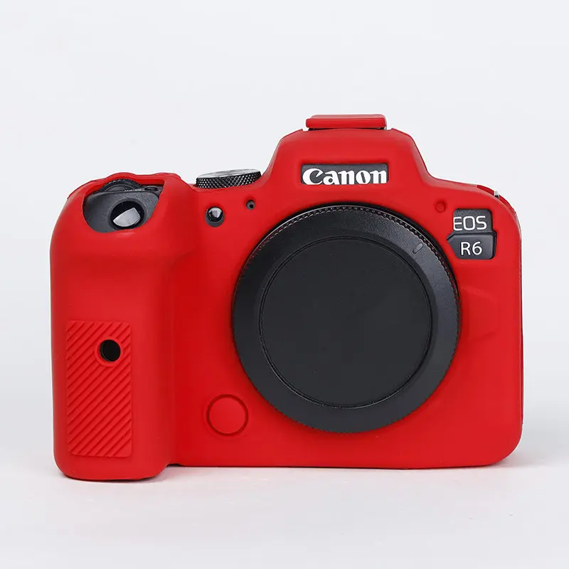 Силиконовый чехол для корпуса цифровой зеркальной камеры защитный Canon EOS R6 R5 R RP M50