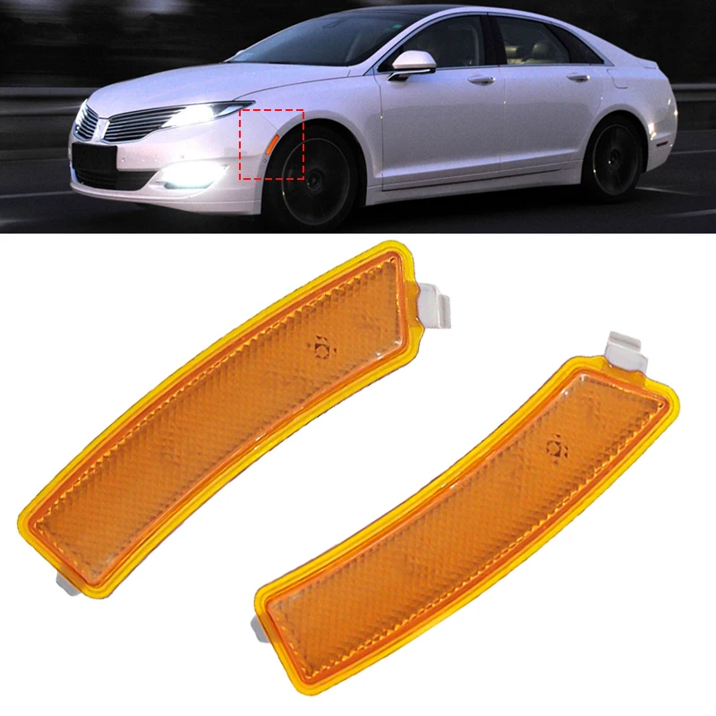 Для Lincoln MKZ 2013 2014 2015 2016 передний бампер отражатель боковые габаритные огни