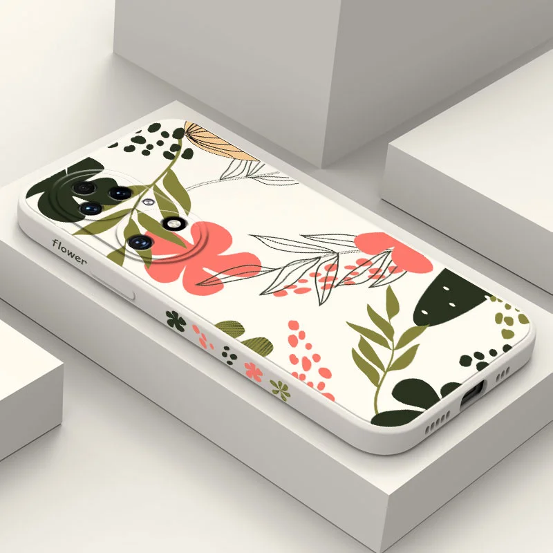 

Simple Leaves Phone Case For Huawei P50 P40 P30 P20 Pro Lite Nova 10 10SE 9 9SE Mate 50 50E 40 30 20 Pro Lite Cover