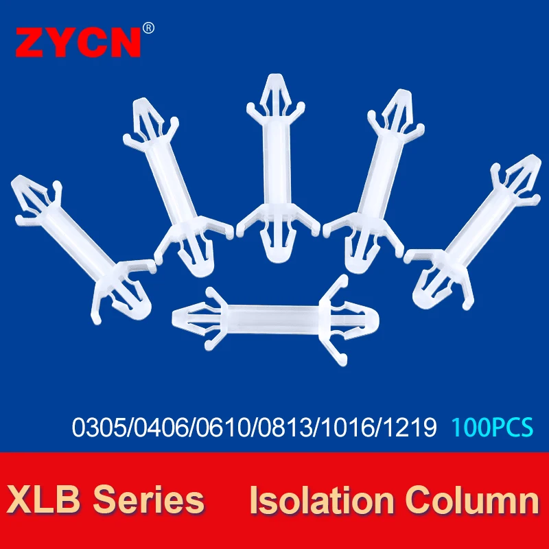 

100PCS XLB Type Nylon PC Board Isolation Column Circuit Bracket Pcb Computer Spacer Plastic Double-Head Spacing Support Hole 4.0